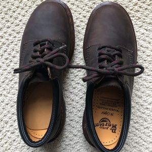 Dr Martens Brown Crazy Horse Leather Oxfords Women’s Size 8